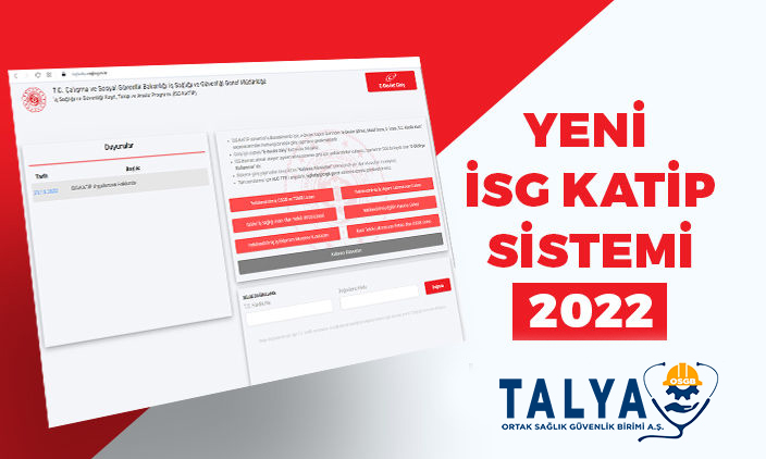 YENİ İSG KATİP SÖZLEŞME ONAY İŞLEMLERİ